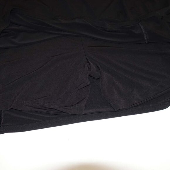 Chico's Women's Weekends Skort Size 3 / 16 Black Elastic Waist Skirt Shorts - Picture 4 of 5
